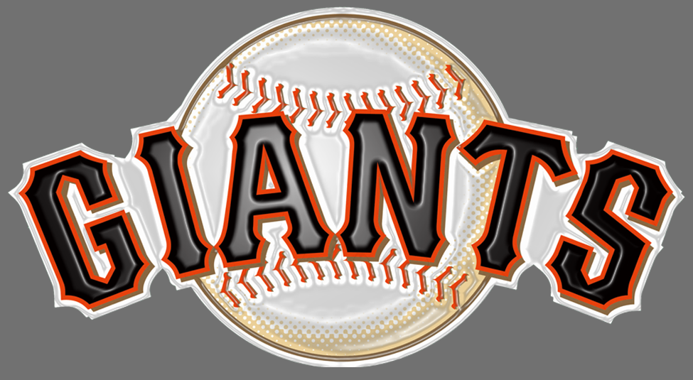 San Francisco Giants Plastic Effect Logo vinyl decal